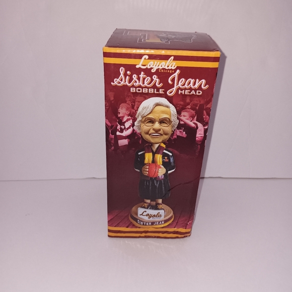 Loyola Chicago Sister Jean Bobblehead New (Box Beat Up) - Picture 1 of 7